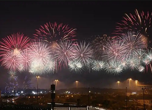 曲城市焰火晚会