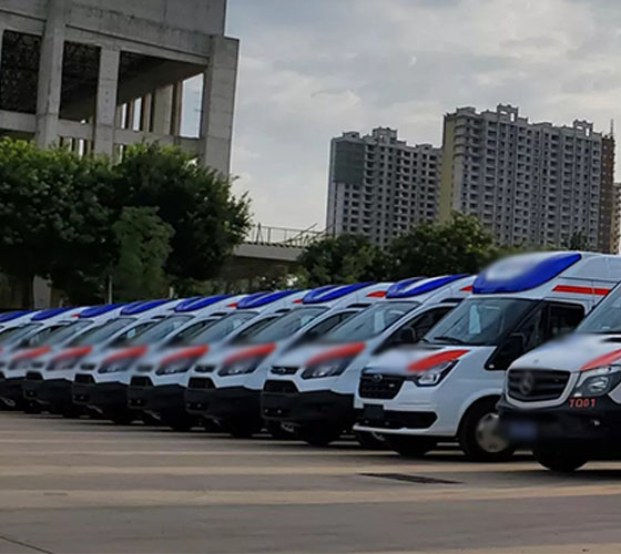 曲城市服务车队展示