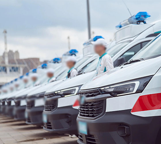 曲城市服务车队展示